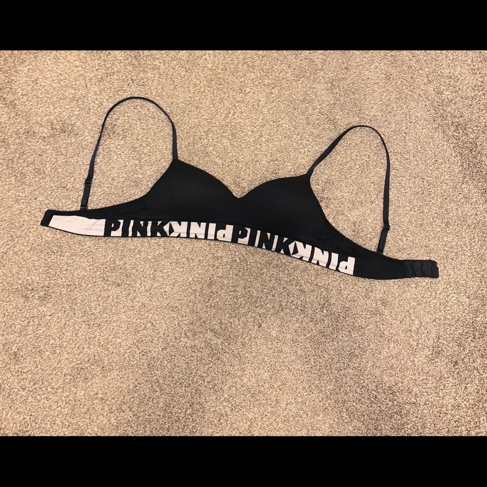 Pink Victoria’s Secret bra